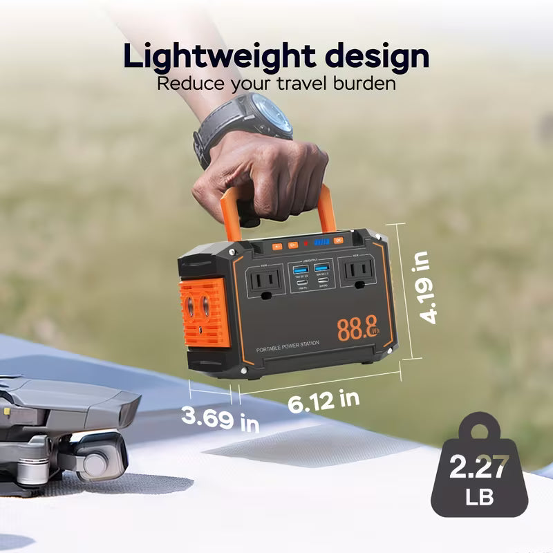 88.8Wh / 24000mAh portable battery capacity