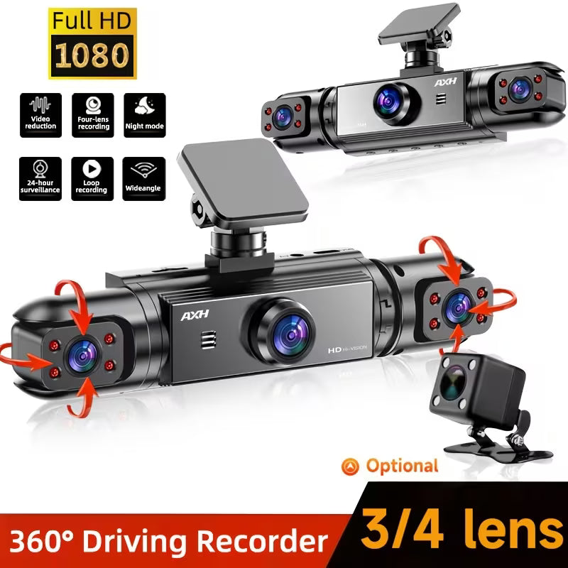 360° panoramic multi-camera coverage