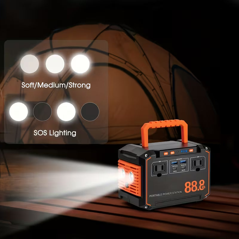 88.8Wh / 24000mAh portable battery capacity