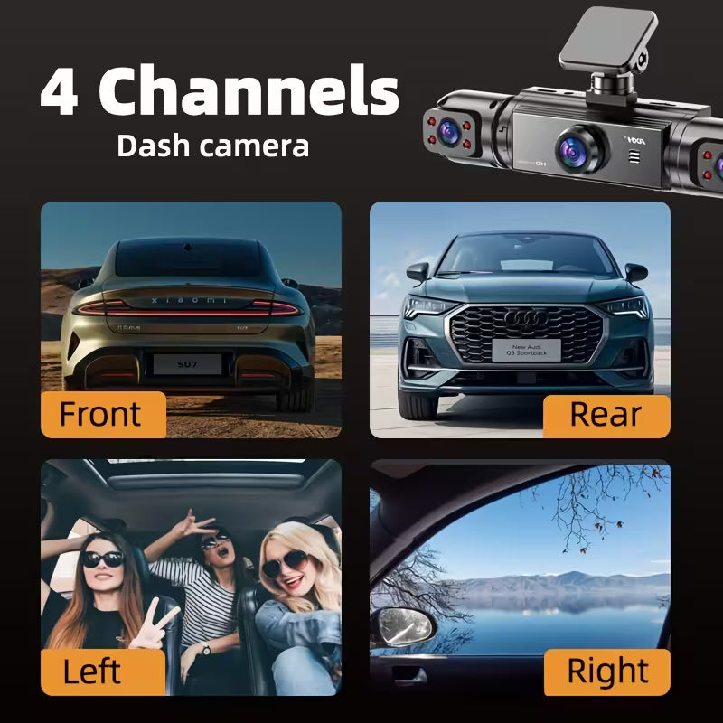 360° panoramic multi-camera coverage